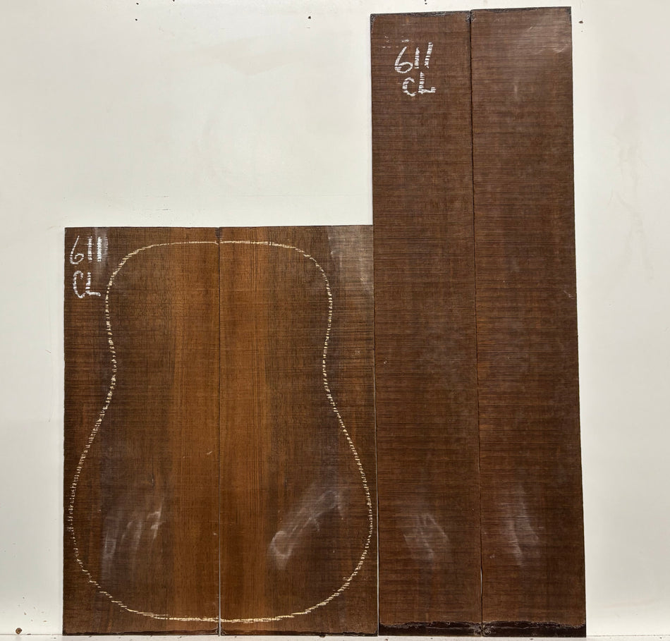 Indian Laurel Classical Guitar Back and Side Set #611