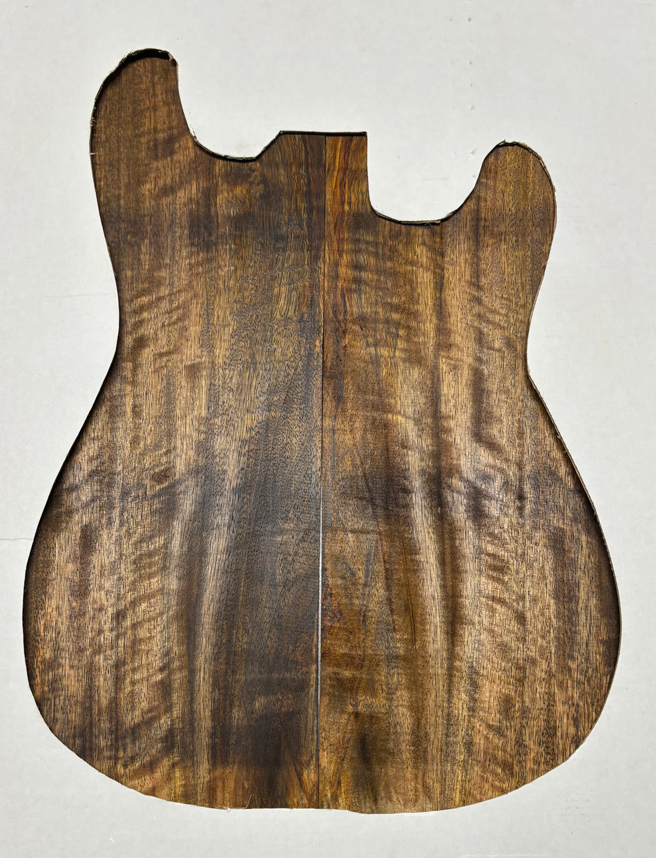 Chocolate Flame Mango Guitar Drop Top - 22" x 7-1/4" x 1/4" #113