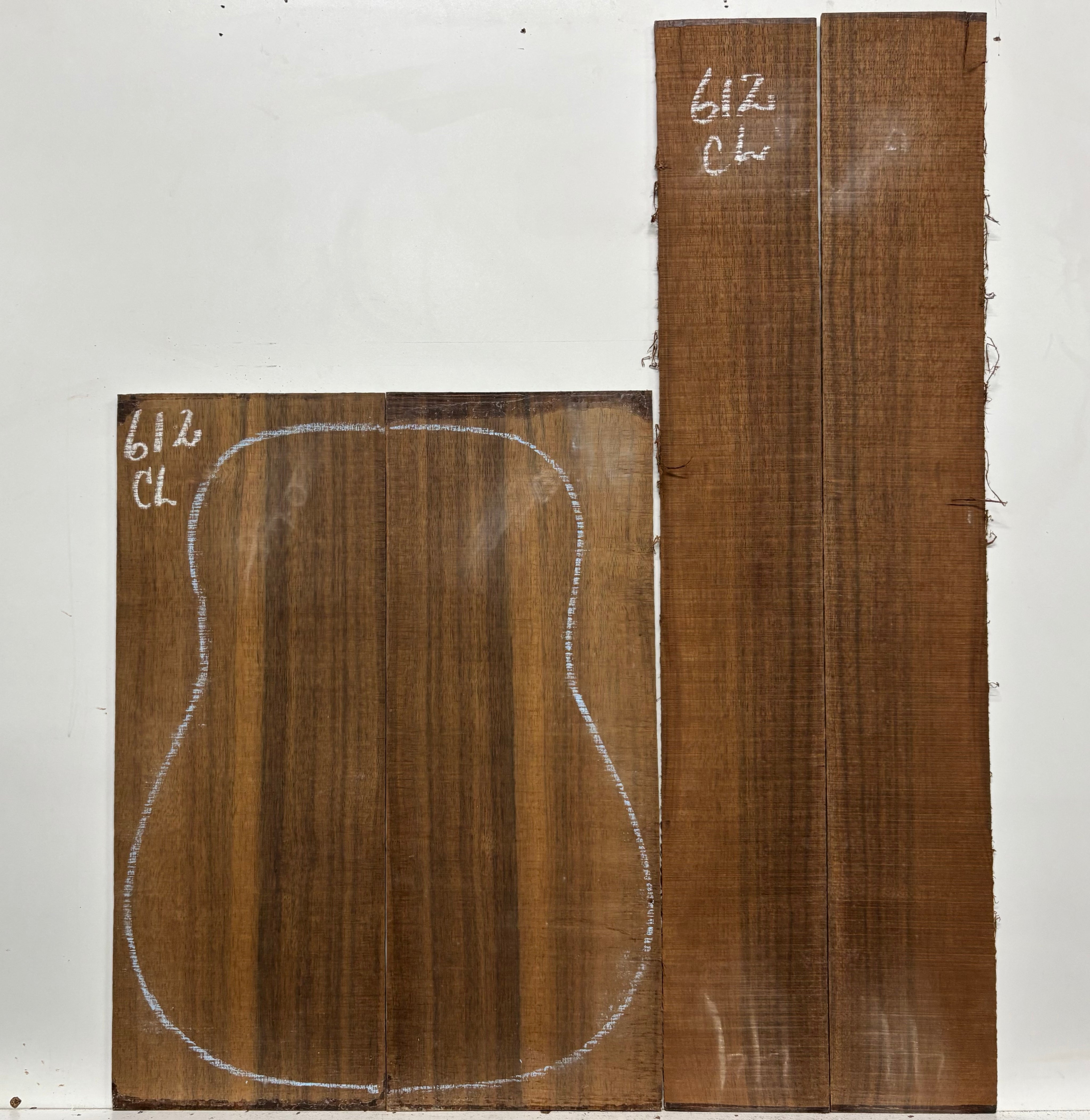 Indian Laurel Classical Guitar Back and Side Set #612 - Exotic Wood Zone
