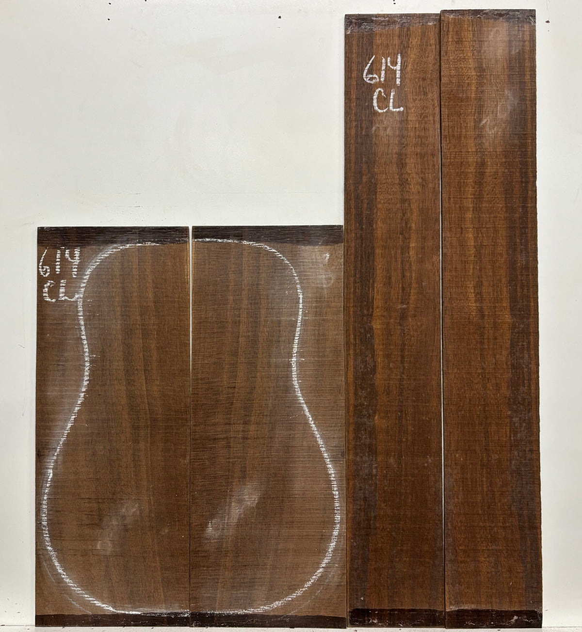 Indian Laurel Classical Guitar Back and Side Set #614 - Exotic Wood Zone