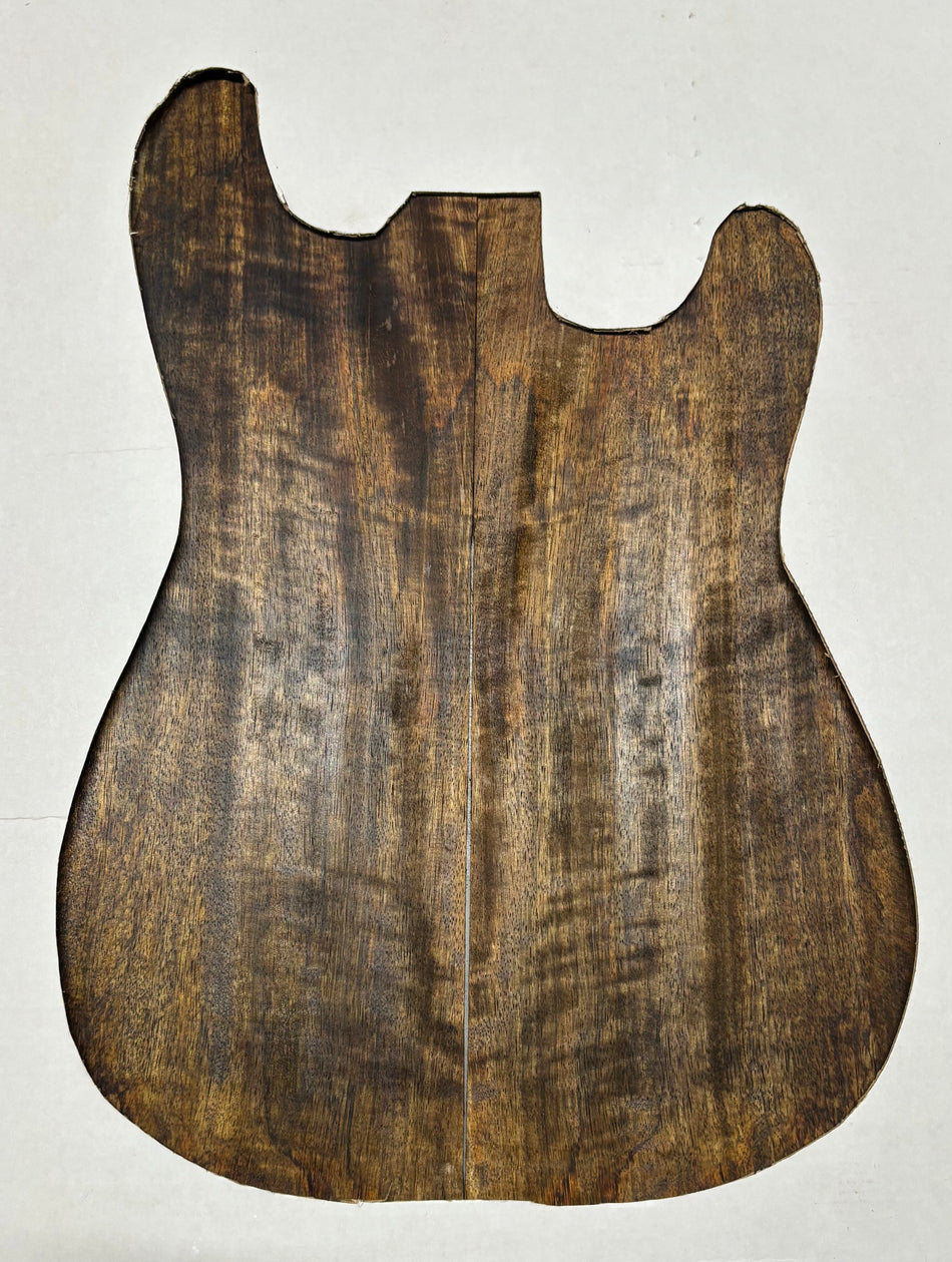 Chocolate Flame Mango Guitar Drop Top - 22" x 7-1/4" x 1/4" #117