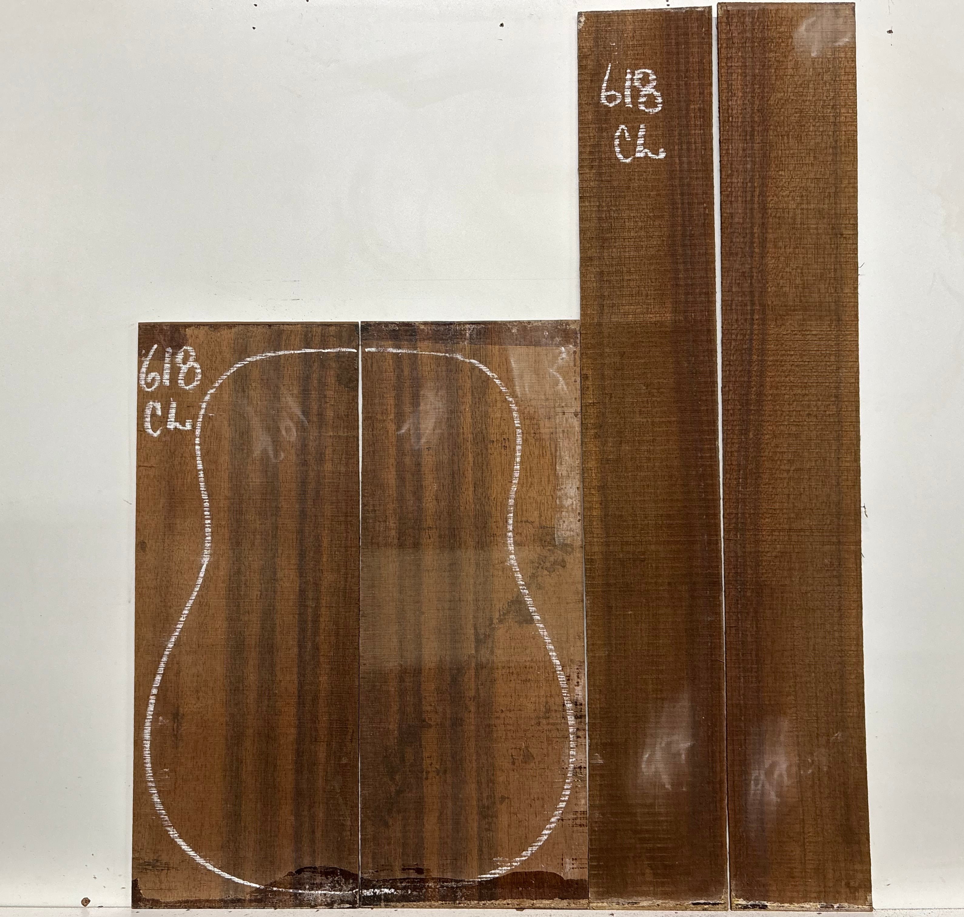 Indian Laurel Classical Guitar Back and Side Set #618 - Exotic Wood Zone