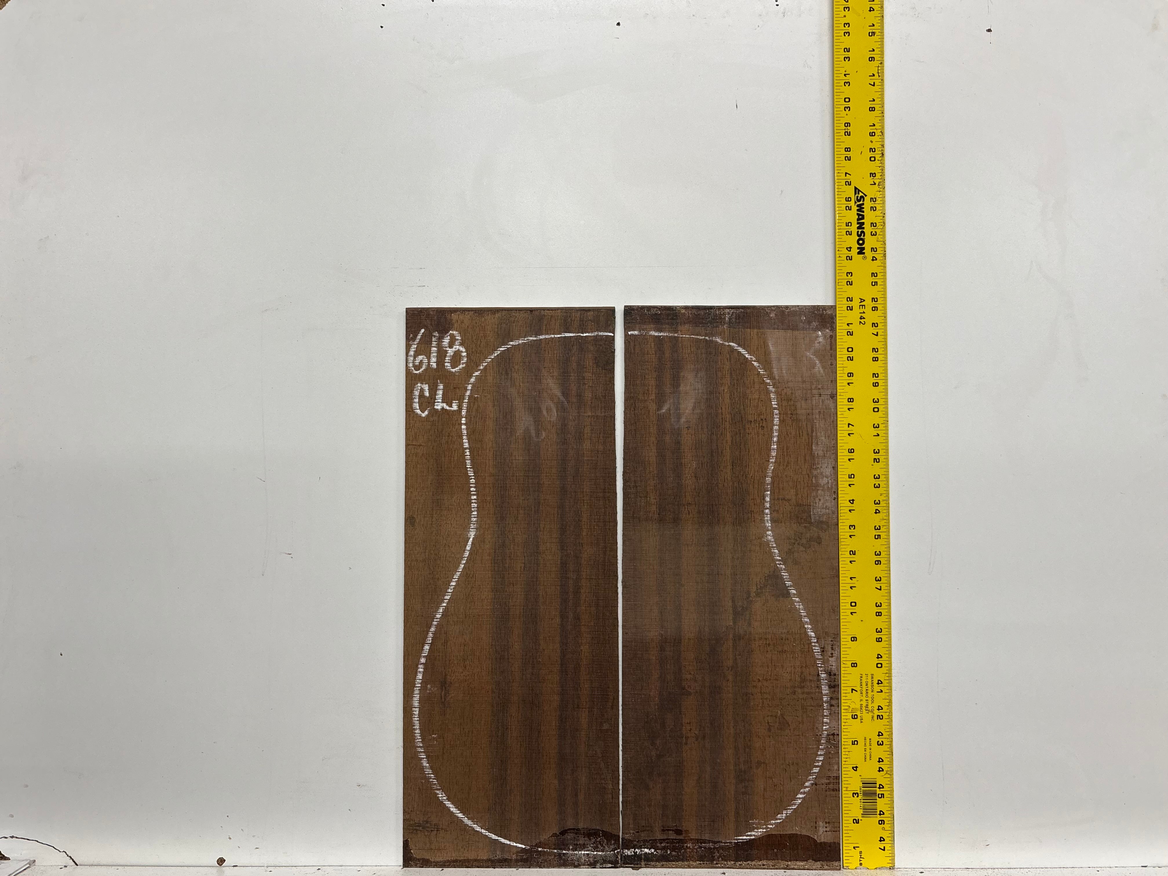 Indian Laurel Classical Guitar Back and Side Set #618 - Exotic Wood Zone