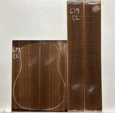 Indian Laurel Classical Guitar Back and Side Set #619 - Exotic Wood Zone