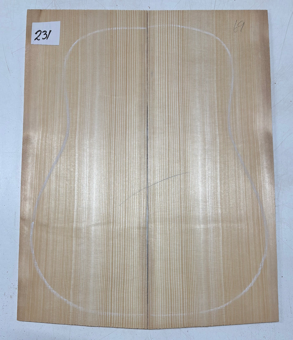 Tapa de guitarra clásica de abeto alemán #503