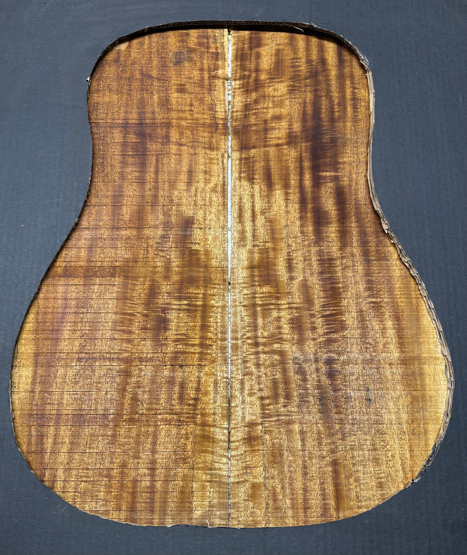 Golden Flame Acacia Classical Guitar Back & Side Set #4006