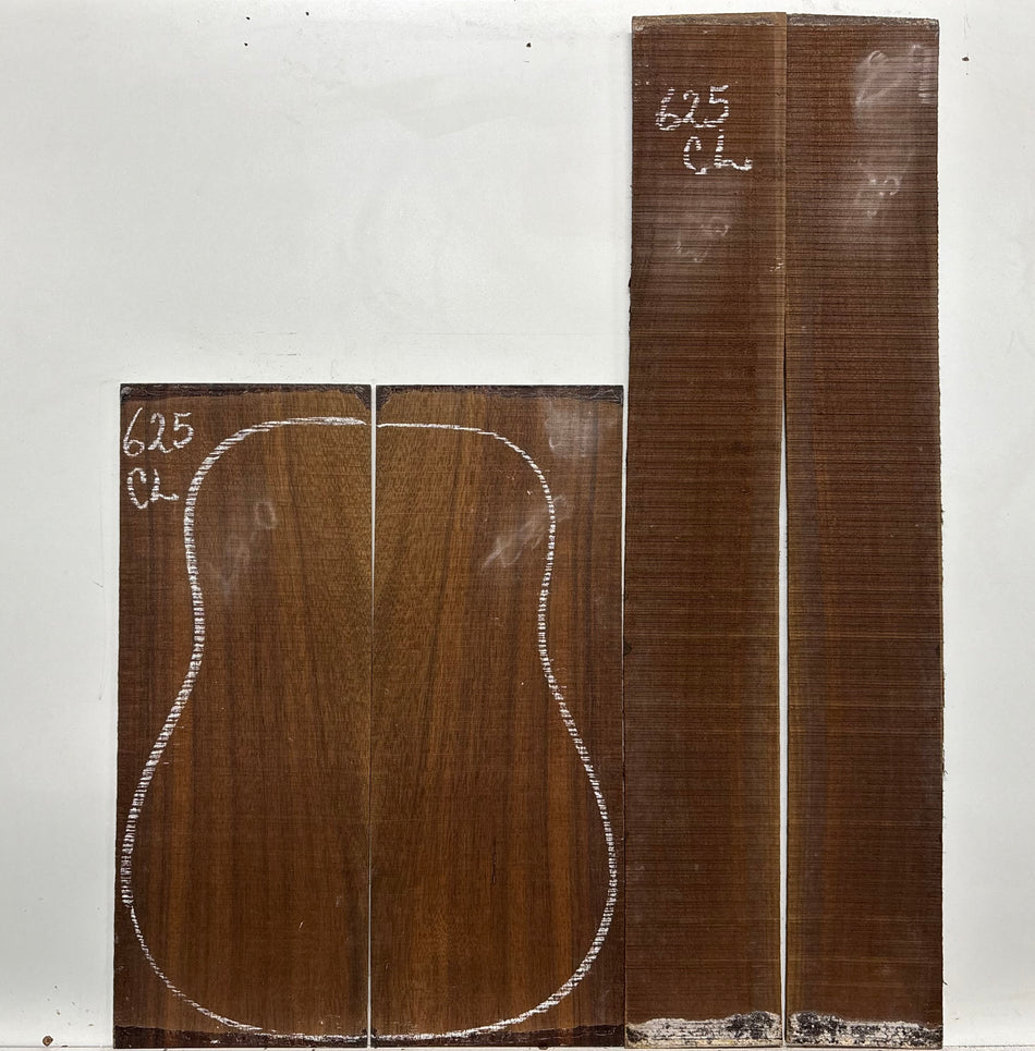 Indian Laurel Classical Guitar Back and Side Set #625 - Exotic Wood Zone
