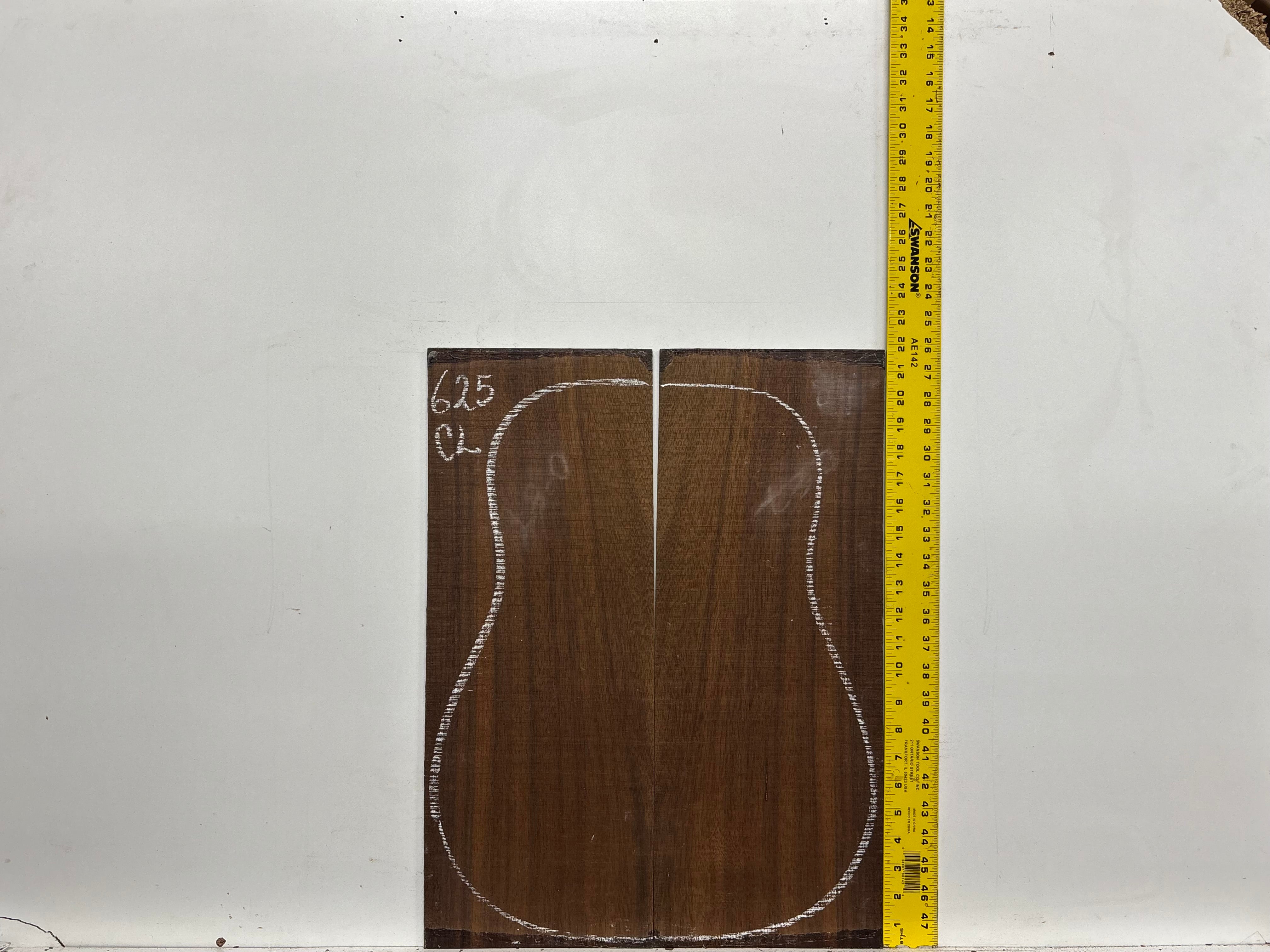 Indian Laurel Classical Guitar Back and Side Set #625 - Exotic Wood Zone