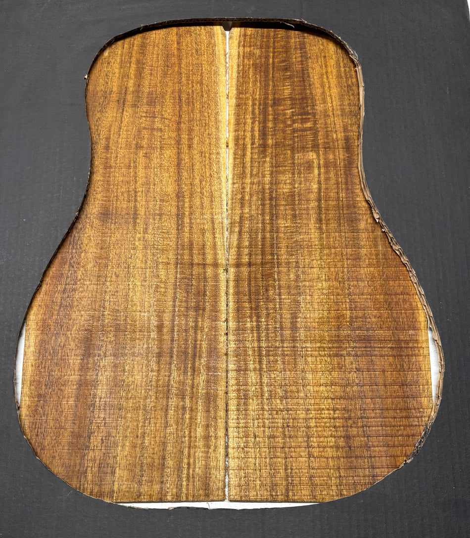 Golden Flame Acacia Classical Guitar Back & Side Set #4007