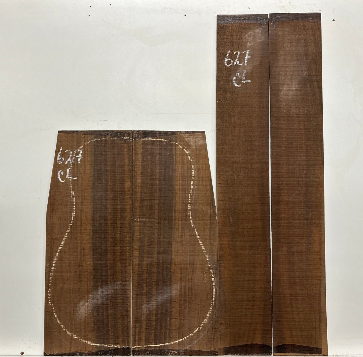 Indian Laurel Classical Guitar Back and Side Set #627 - Exotic Wood Zone