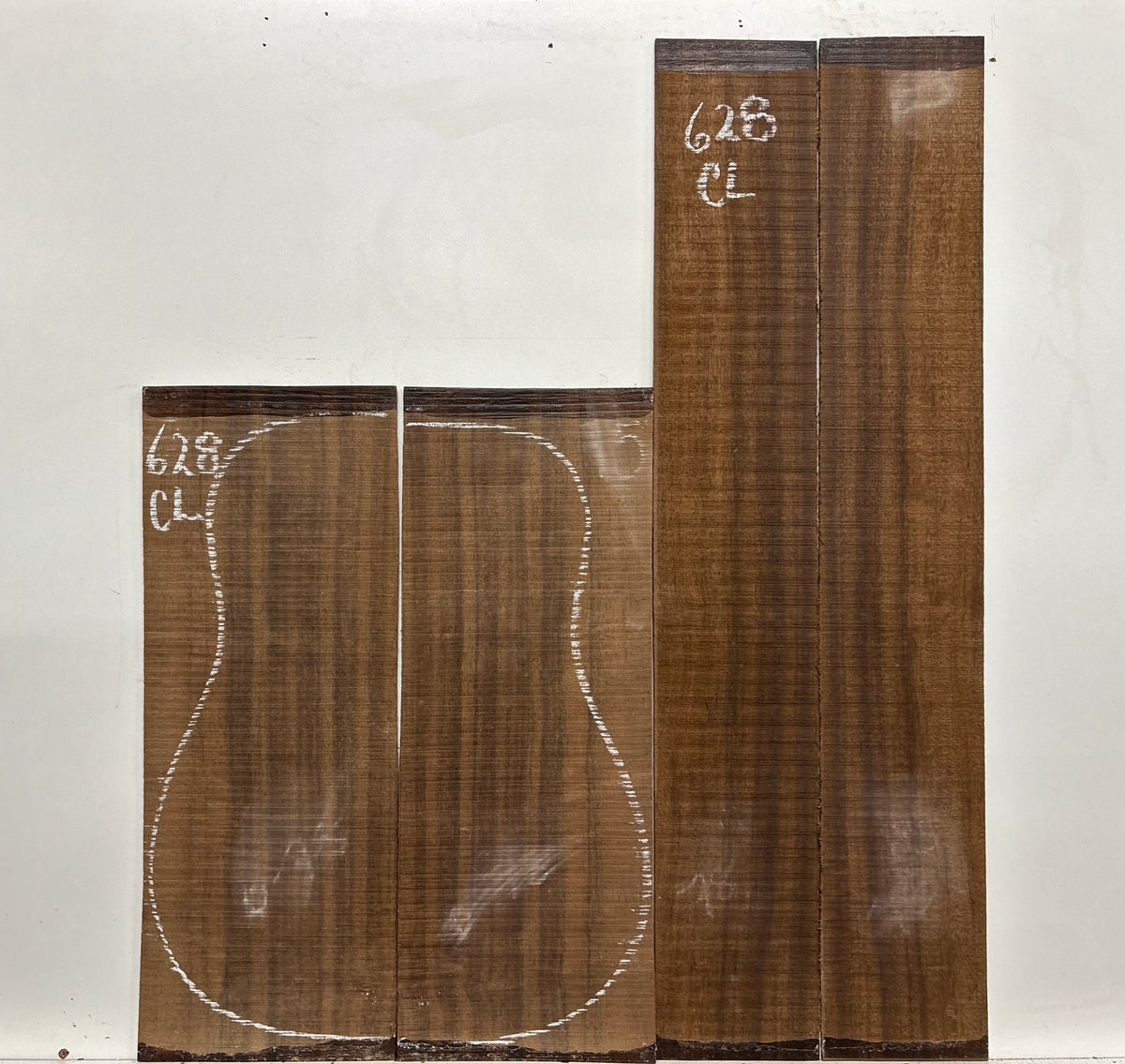 Indian Laurel Classical Guitar Back and Side Set #628 - Exotic Wood Zone