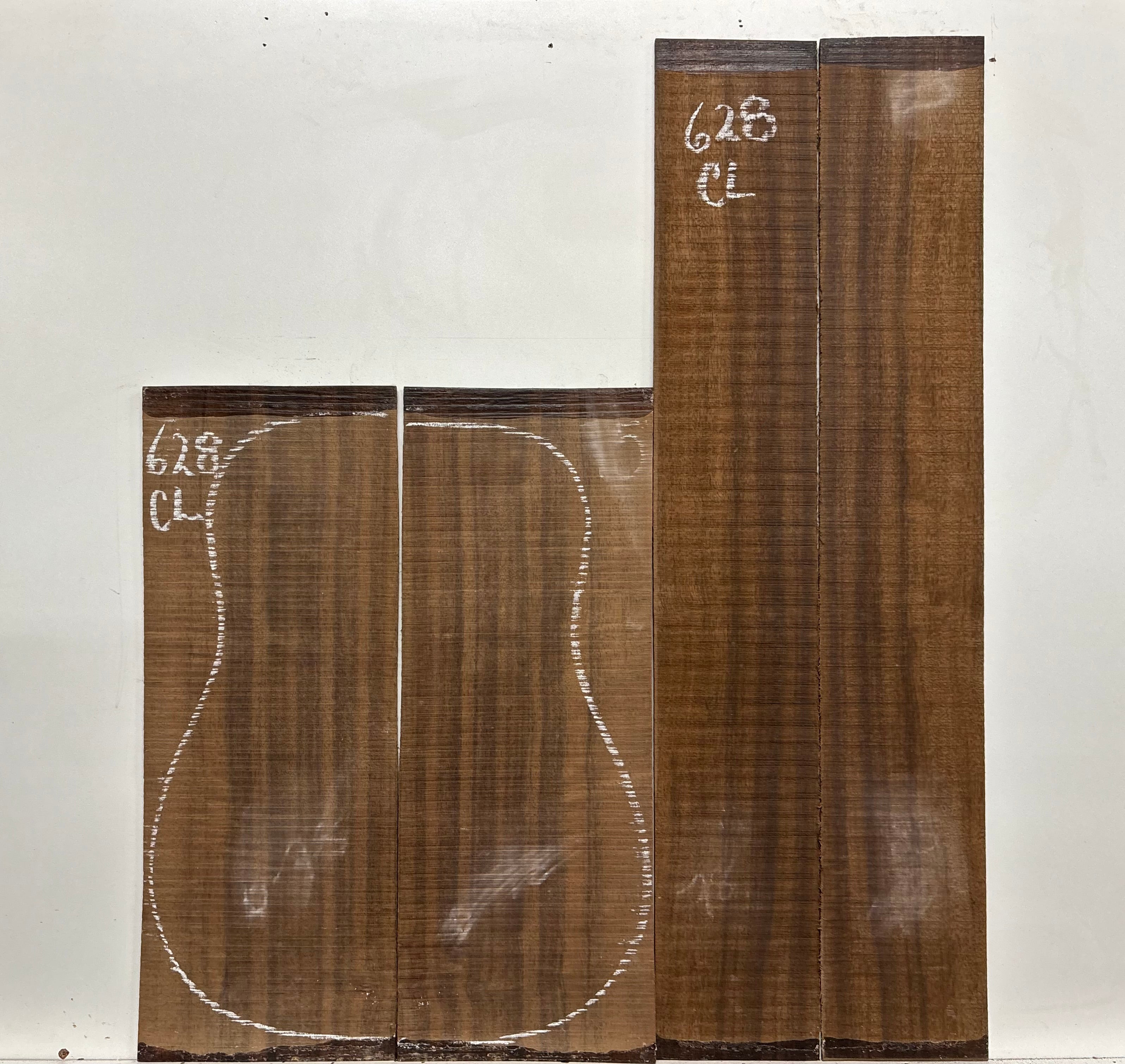Indian Laurel Classical Guitar Back and Side Set #628 - Exotic Wood Zone