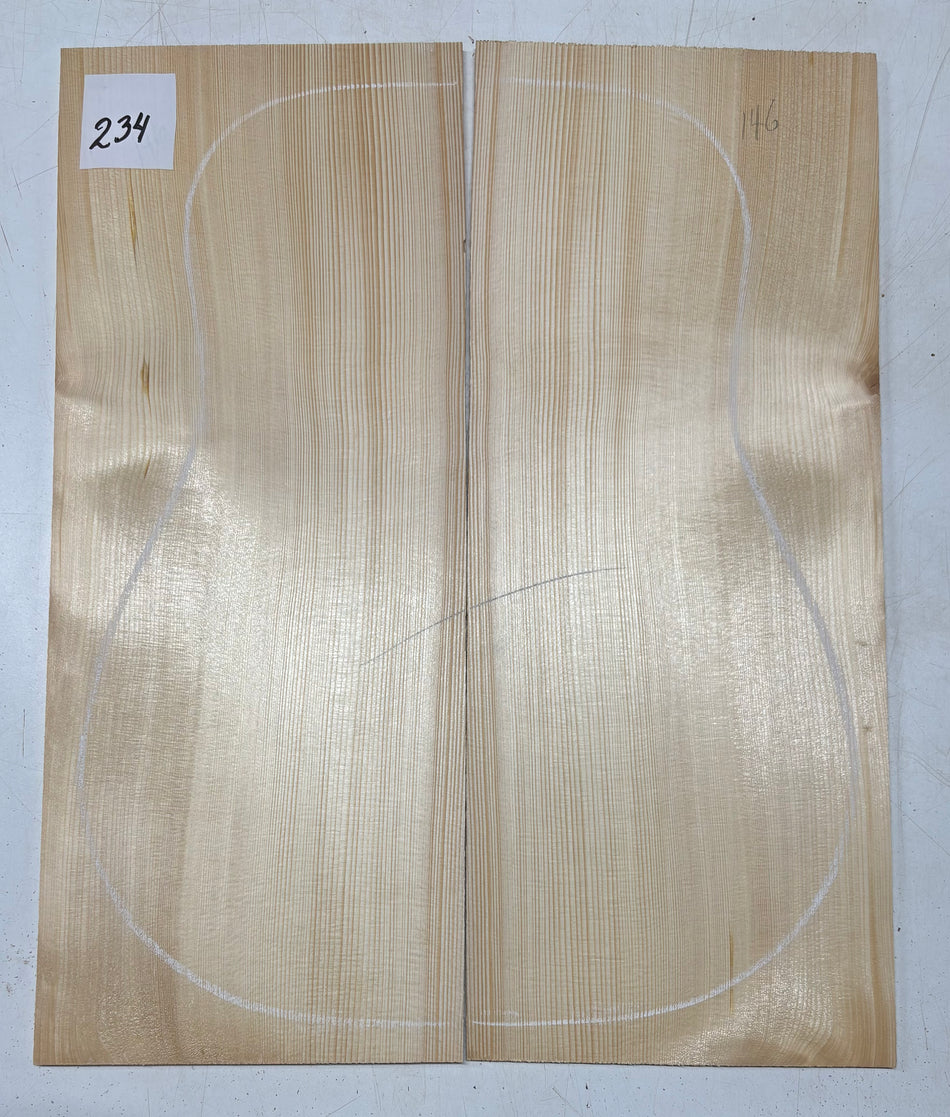 Tapa de guitarra clásica de abeto alemán #503