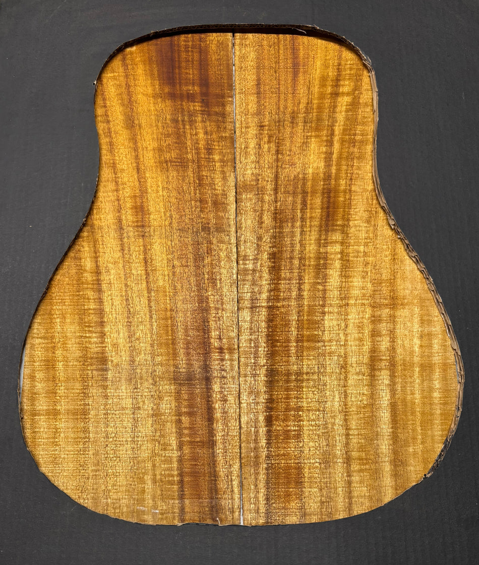 Golden Flame Acacia Classical Guitar Back & Side Set #4009