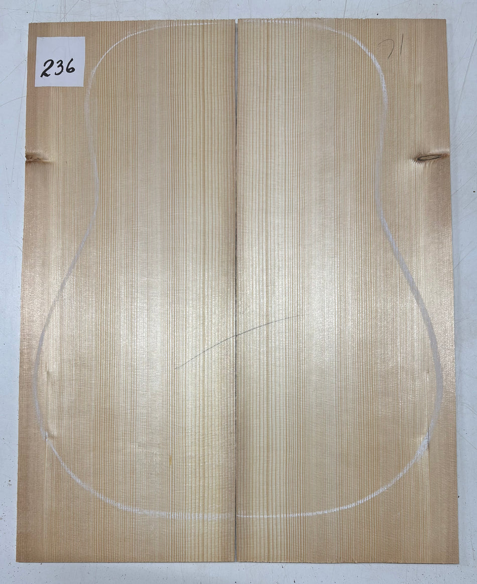 Tapa de guitarra clásica de abeto alemán #503