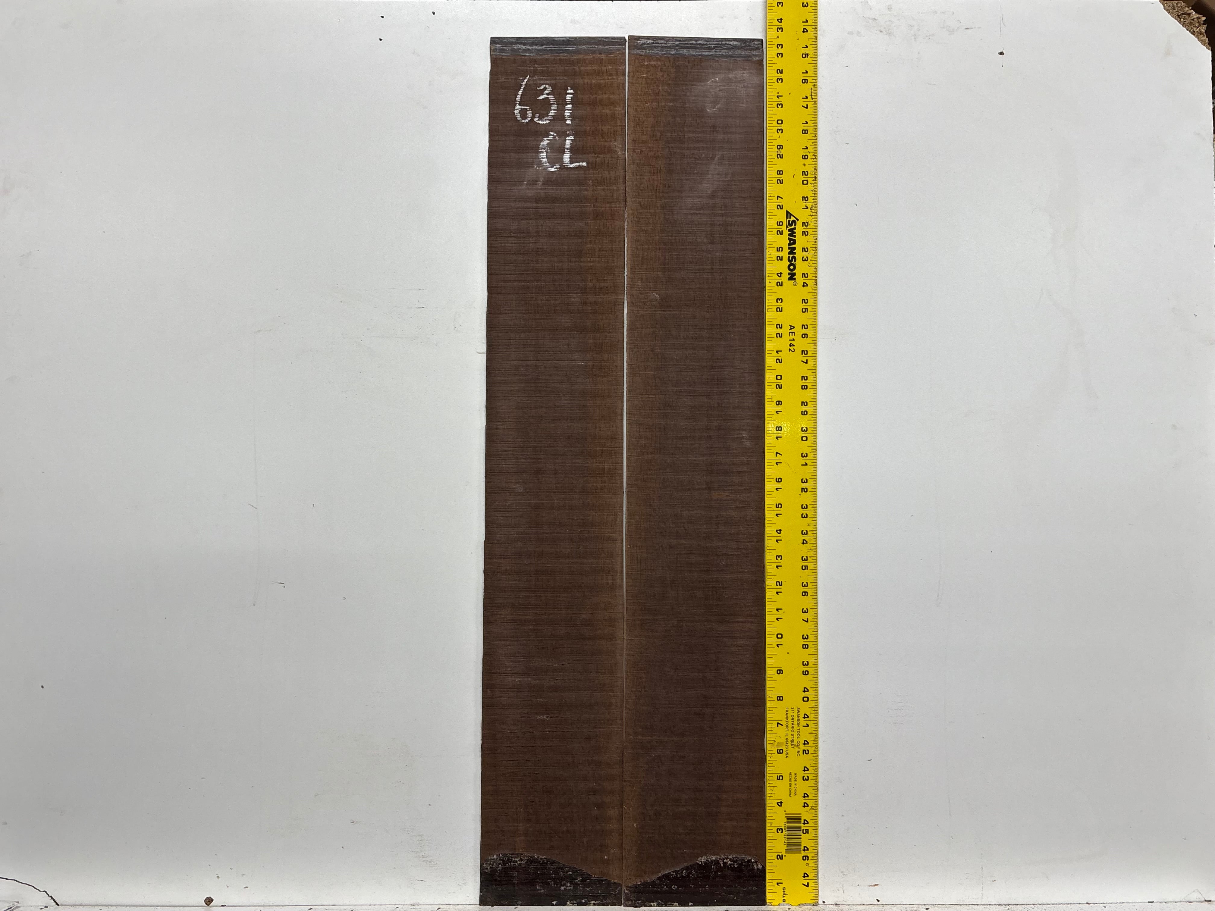 Indian Laurel Classical Guitar Back and Side Set #631 - Exotic Wood Zone