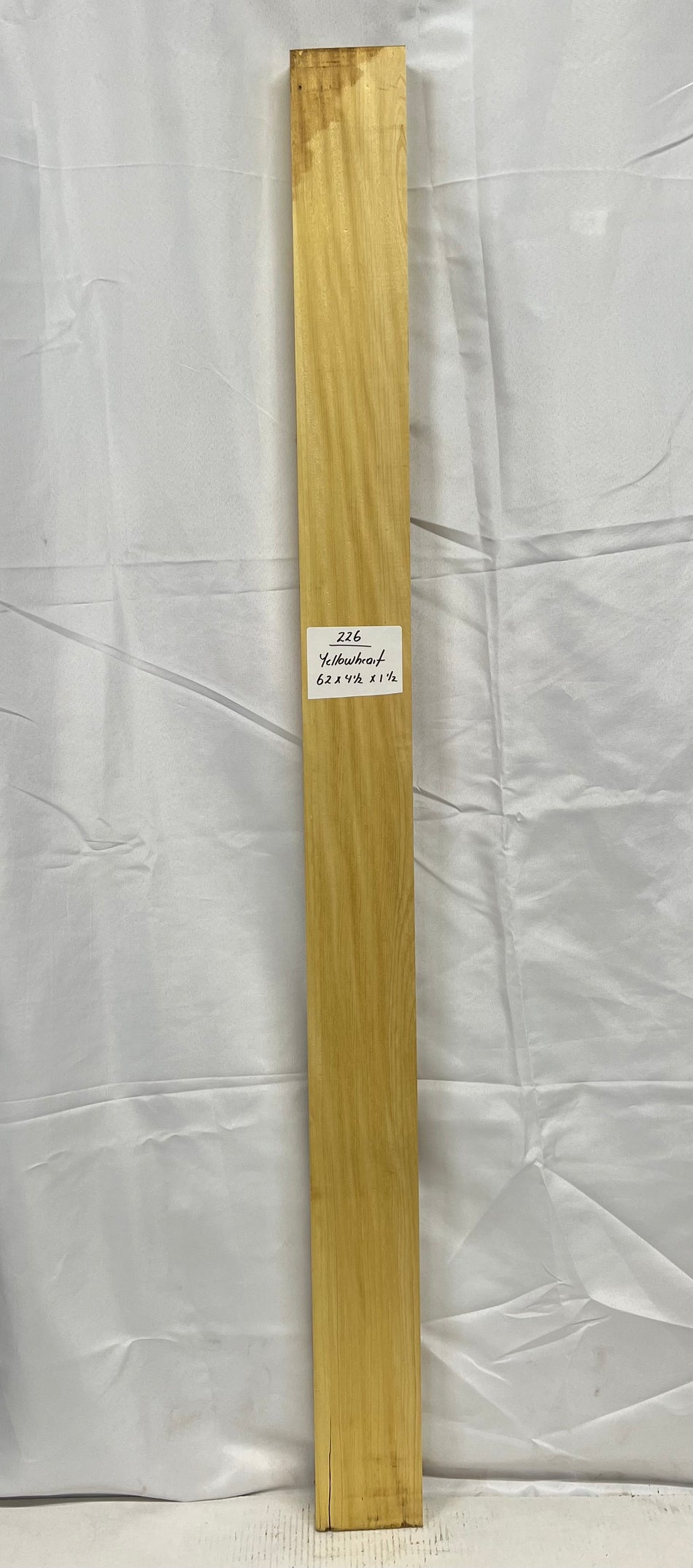 Yellowheart Lumber 62" x 4-1/2" x 1-1/2" #226