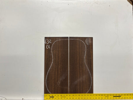 Indian Laurel Classical Guitar Back and Side Set #632 - Exotic Wood Zone