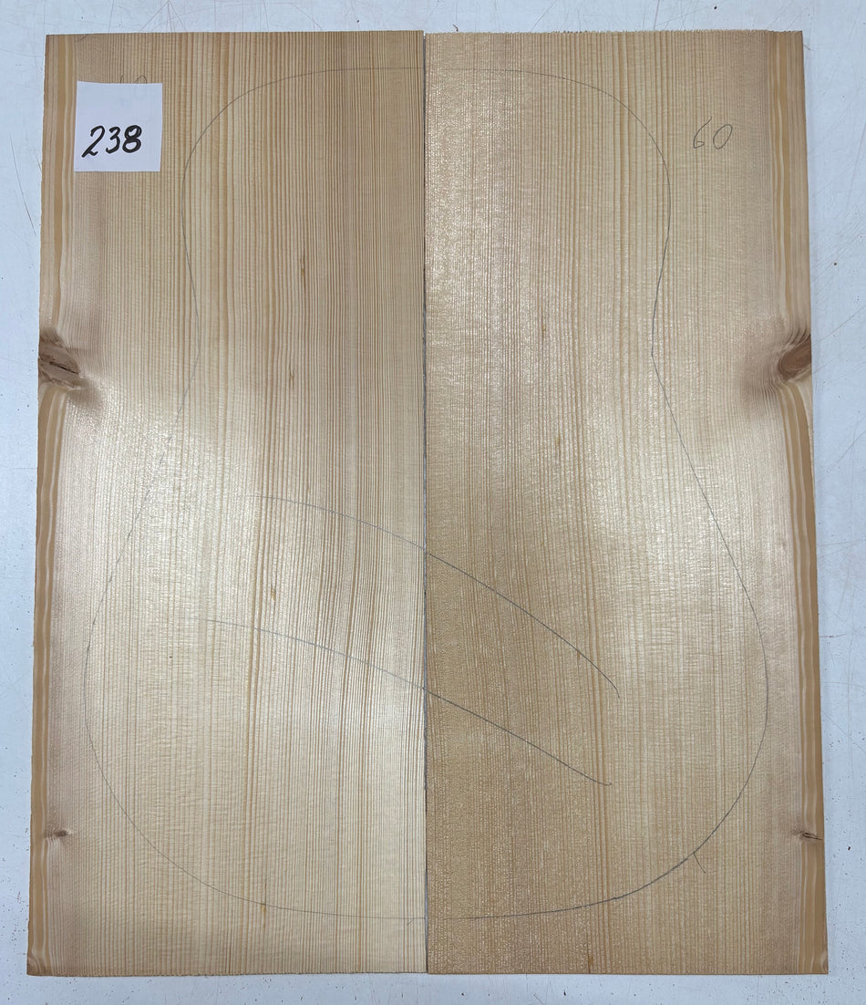 Adirondack Spruce (Red Spruce) Dreadnought Guitar Top #238