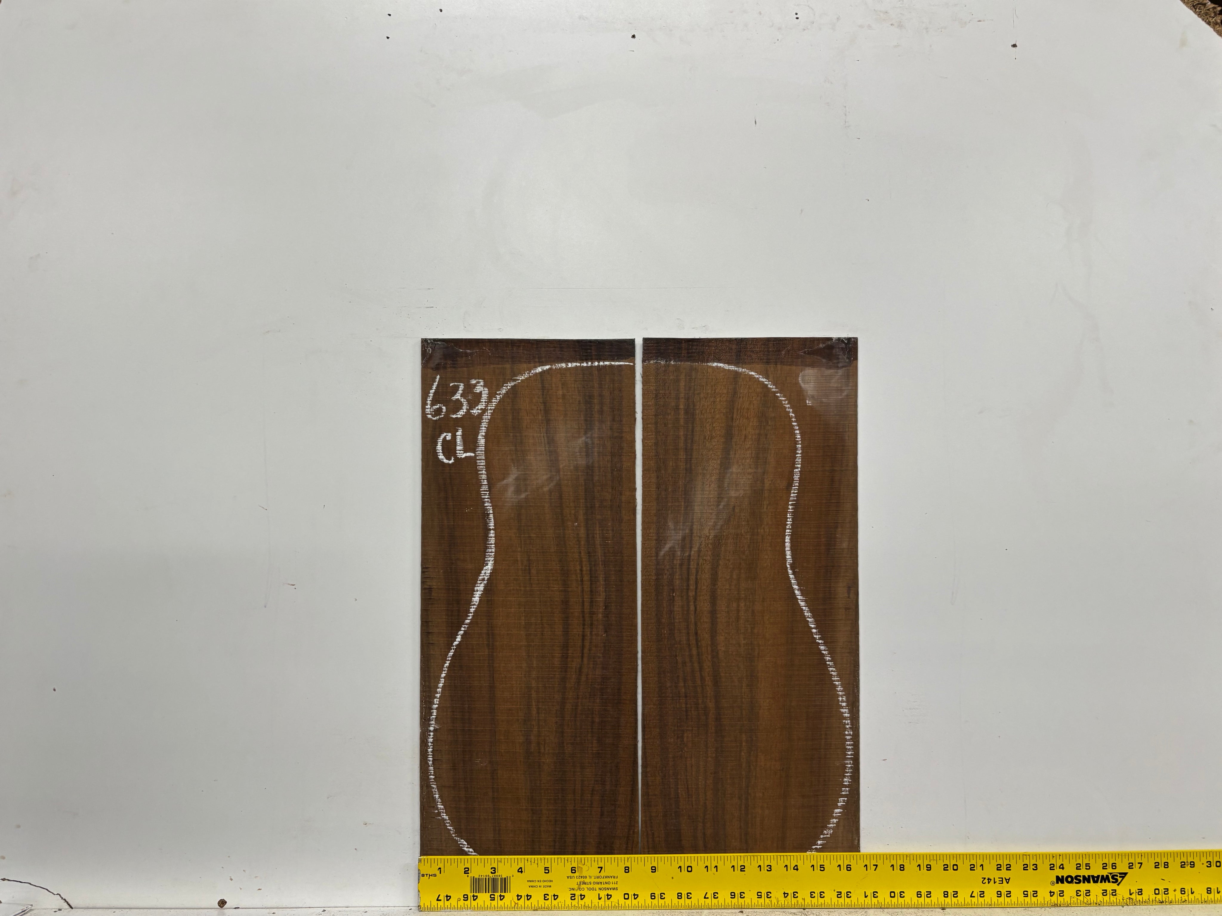 Indian Laurel Classical Guitar Back and Side Set #633 - Exotic Wood Zone