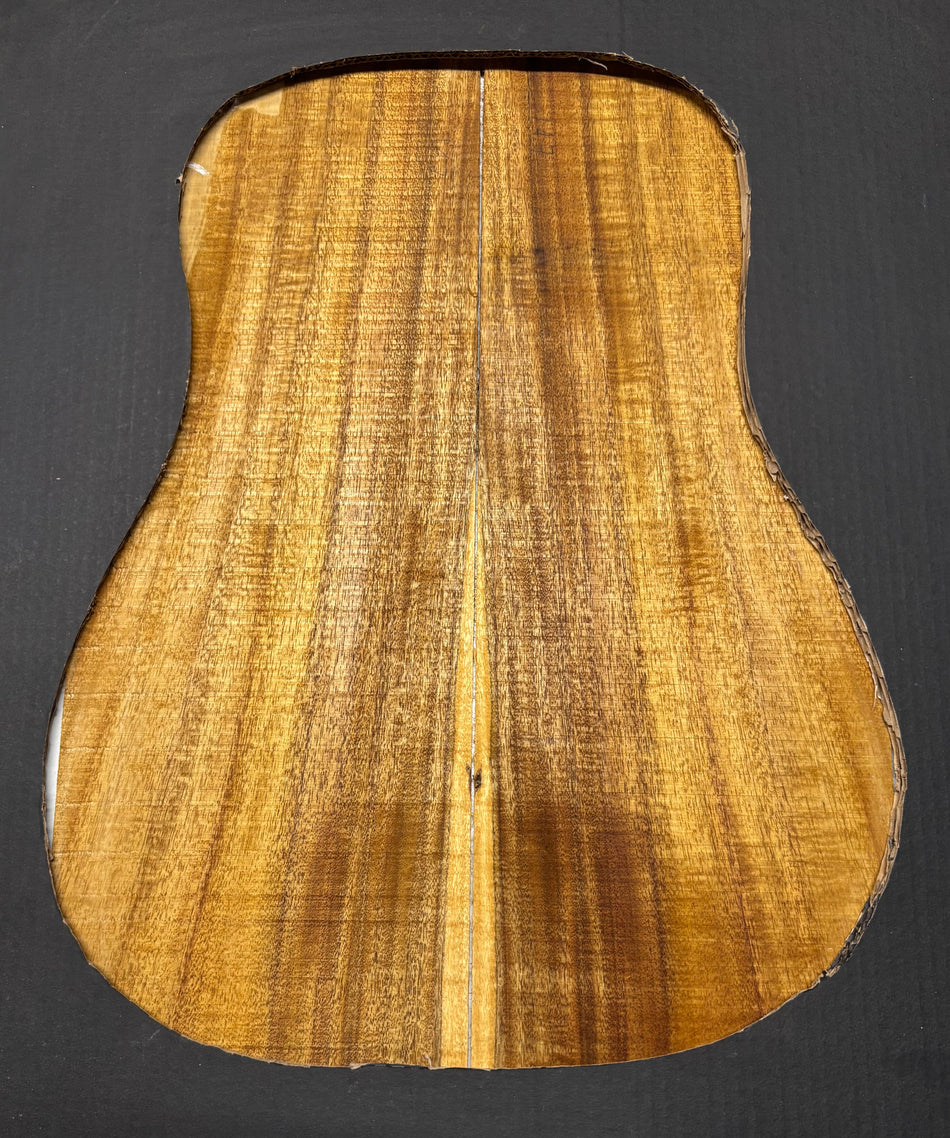 Golden Flame Acacia Classical Guitar Back & Side Set #4013