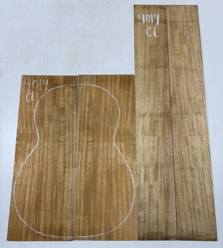 Pack of 10, Golden Flame Acacia Acoustic Guitar Set Exotic Wood Zone 