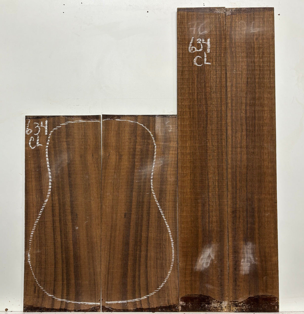 Indian Laurel Classical Guitar Back and Side Set #634 - Exotic Wood Zone