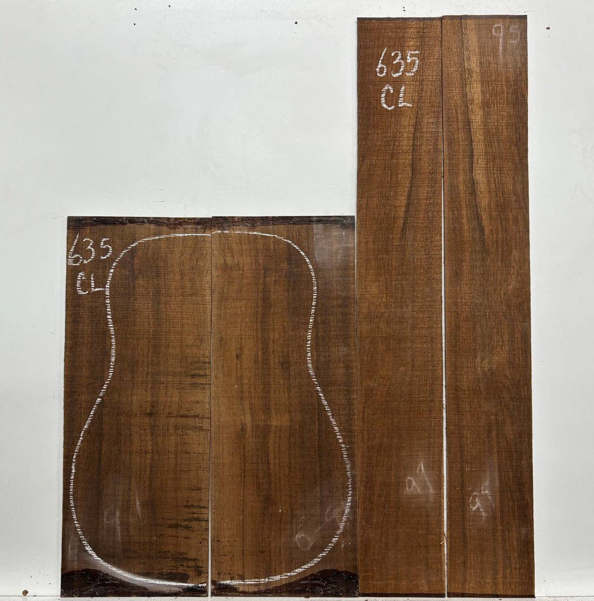 Indian Laurel Classical Guitar Back and Side Set #635 - Exotic Wood Zone