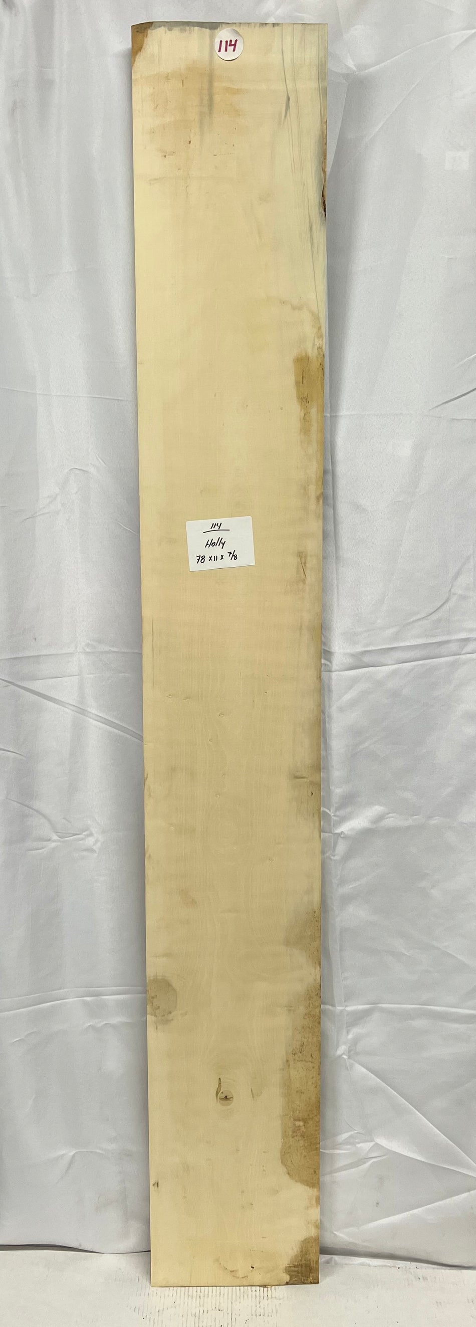 Holly Lumber 78" x 11" x 7/8" #114