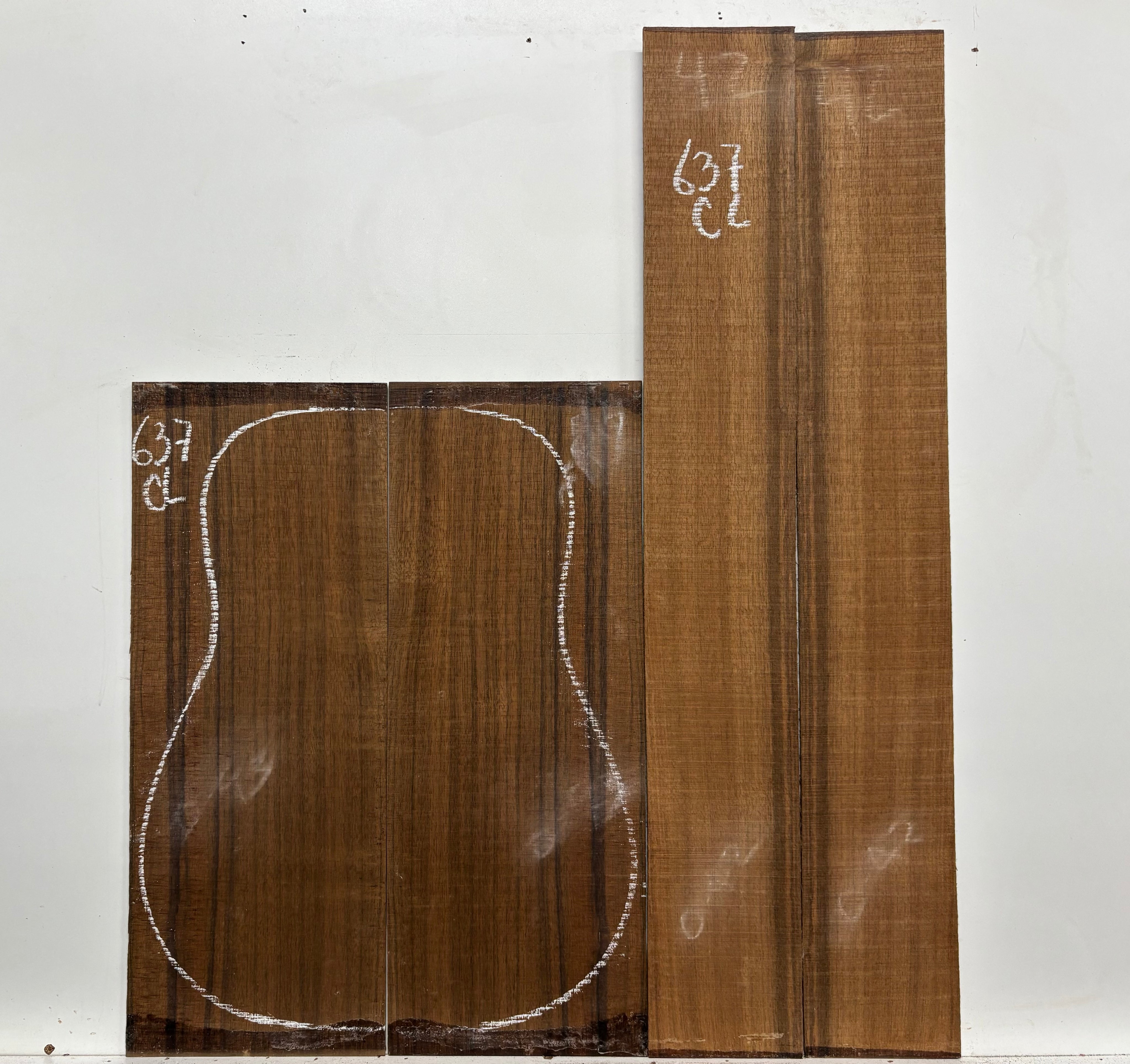 Indian Laurel Classical Guitar Back and Side Set #637 - Exotic Wood Zone