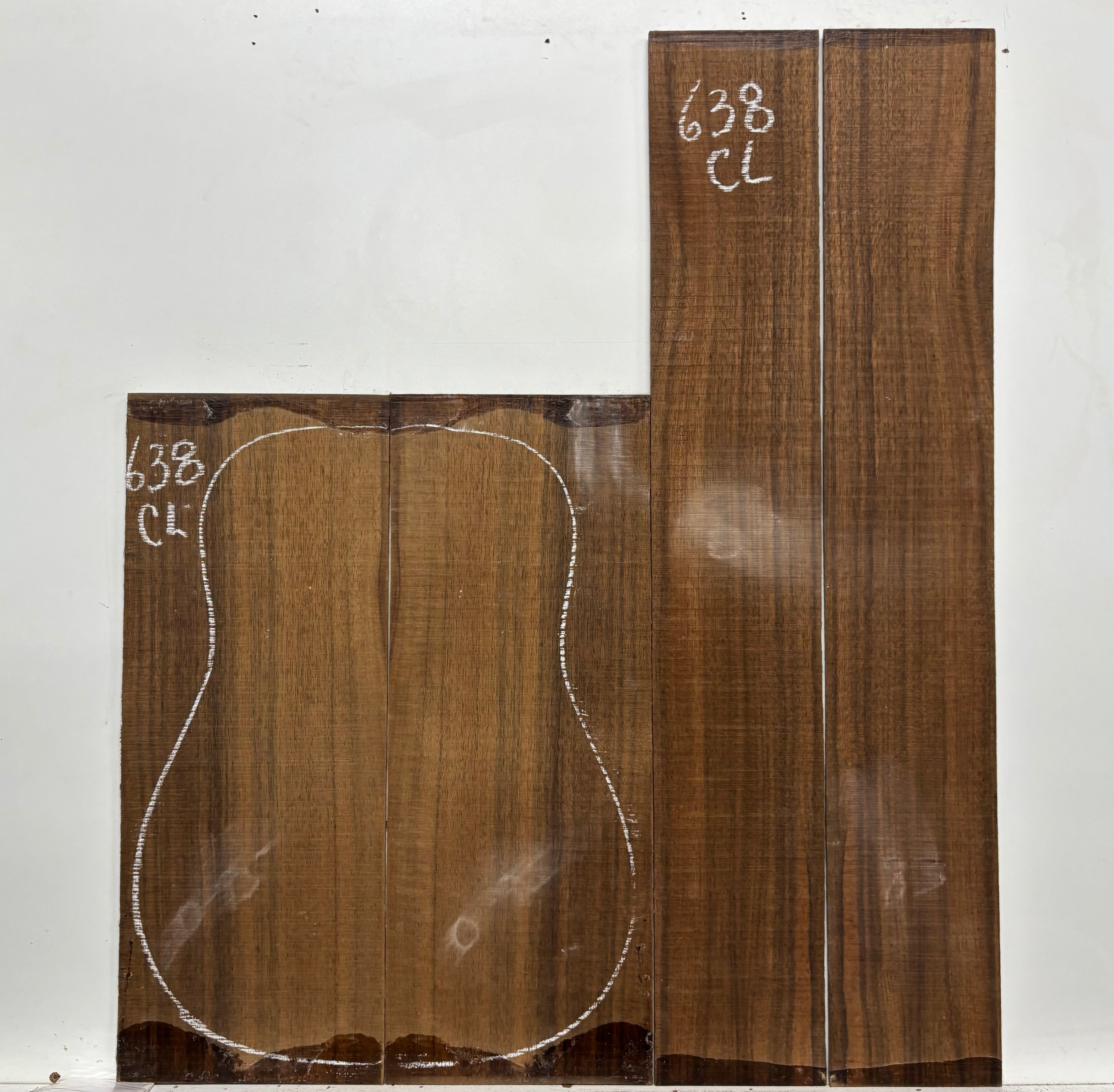 Indian Laurel Classical Guitar Back and Side Set #638 - Exotic Wood Zone