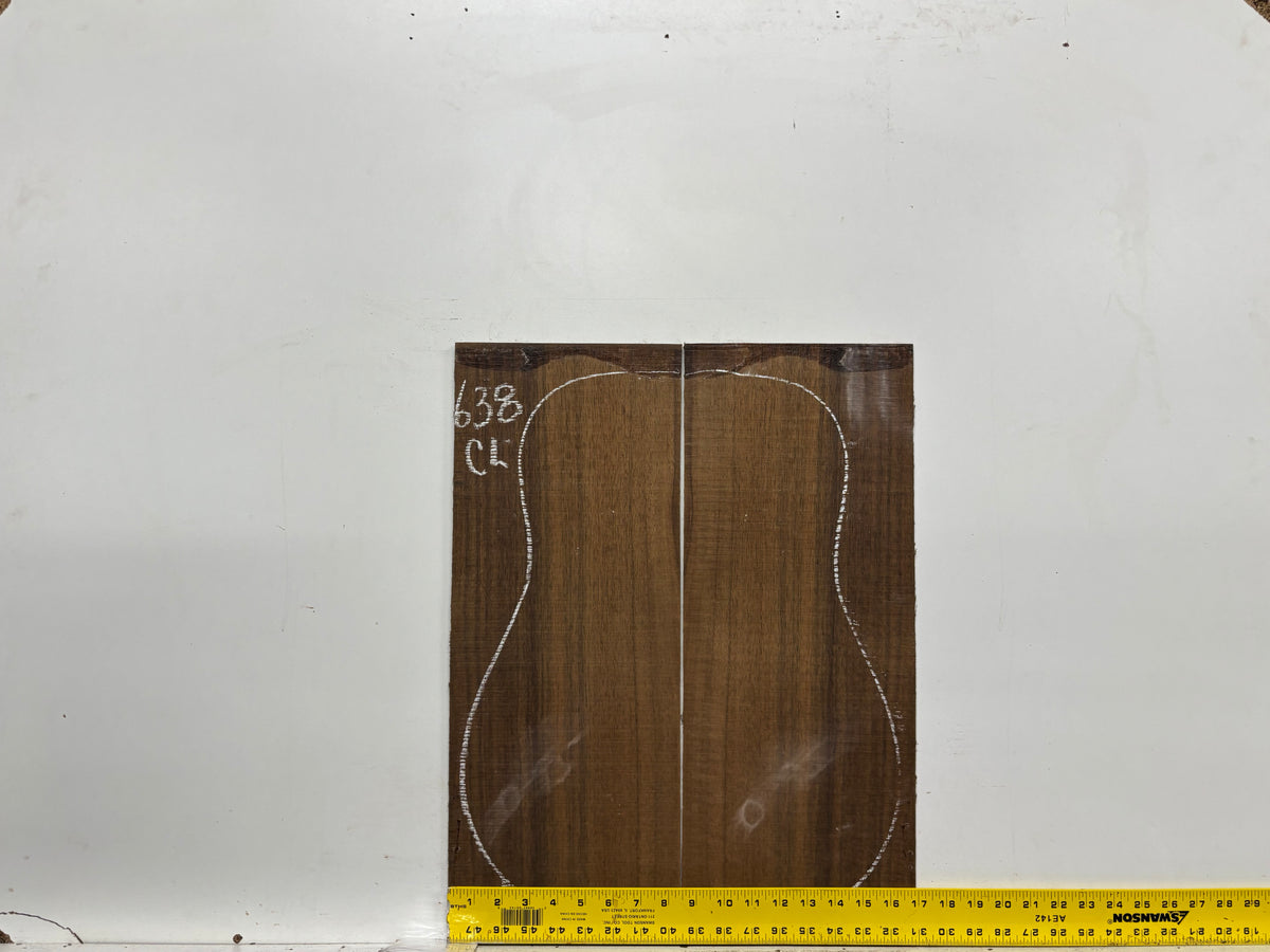 Indian Laurel Classical Guitar Back and Side Set #638 - Exotic Wood Zone