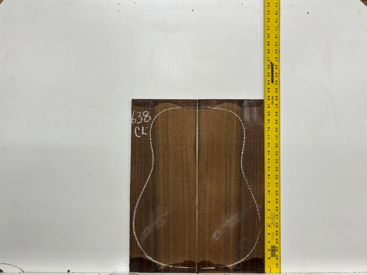 Indian Laurel Classical Guitar Back and Side Set #638 - Exotic Wood Zone