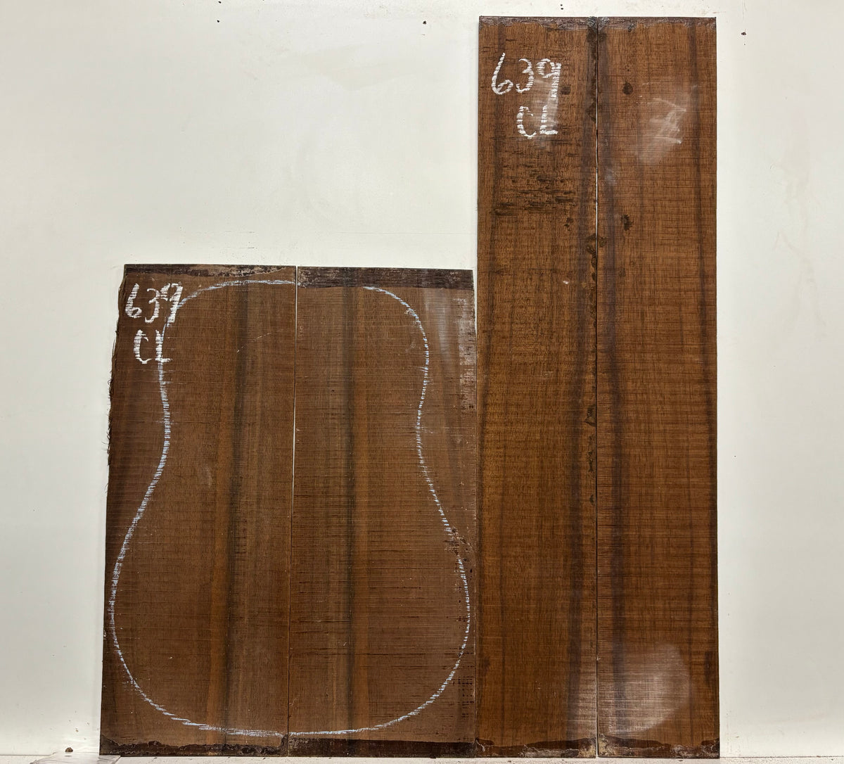 Indian Laurel Classical Guitar Back and Side Set #639 - Exotic Wood Zone