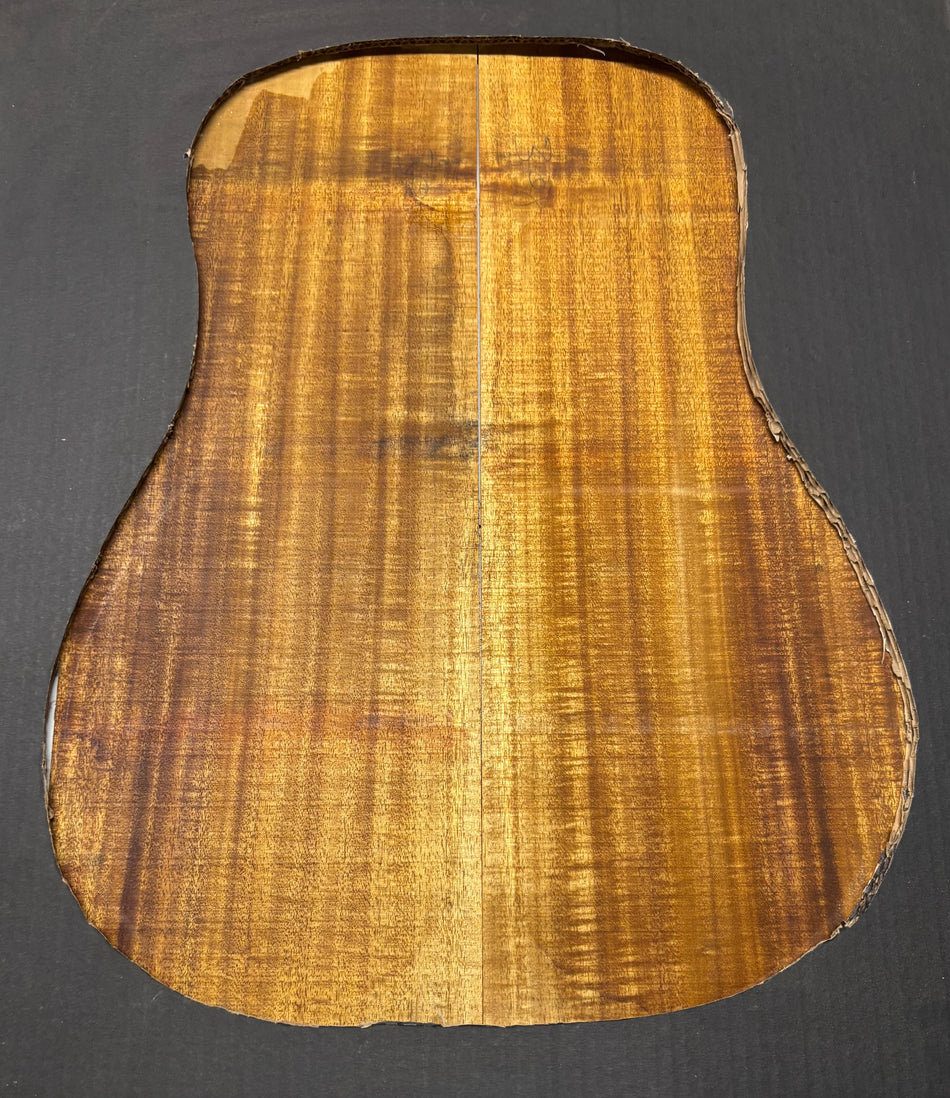 Golden Flame Acacia Classical Guitar Back & Side Set #4019