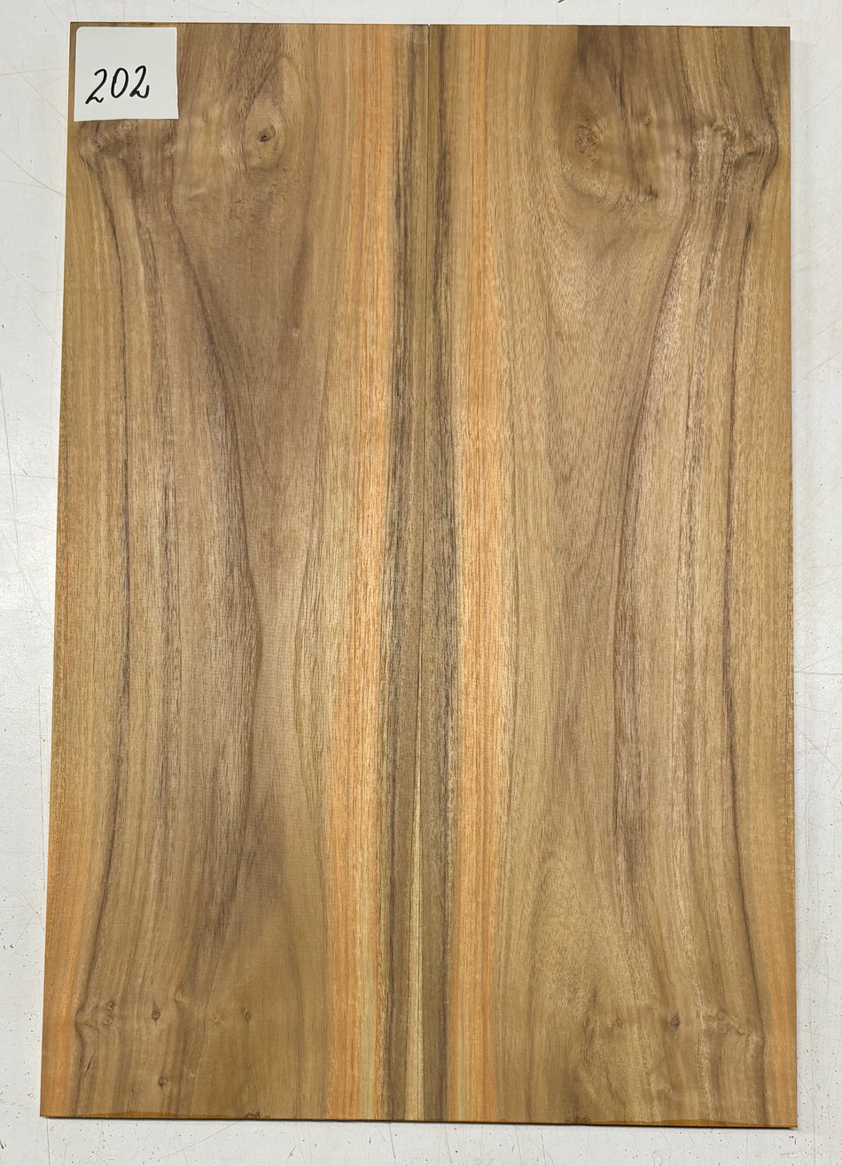 Teak Guitar Drop Top 21" x 7-1/8" x 3/8" #202