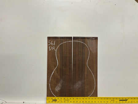 Indian Laurel Dreadnought Guitar Back and Side Set #561 - Exotic Wood Zone
