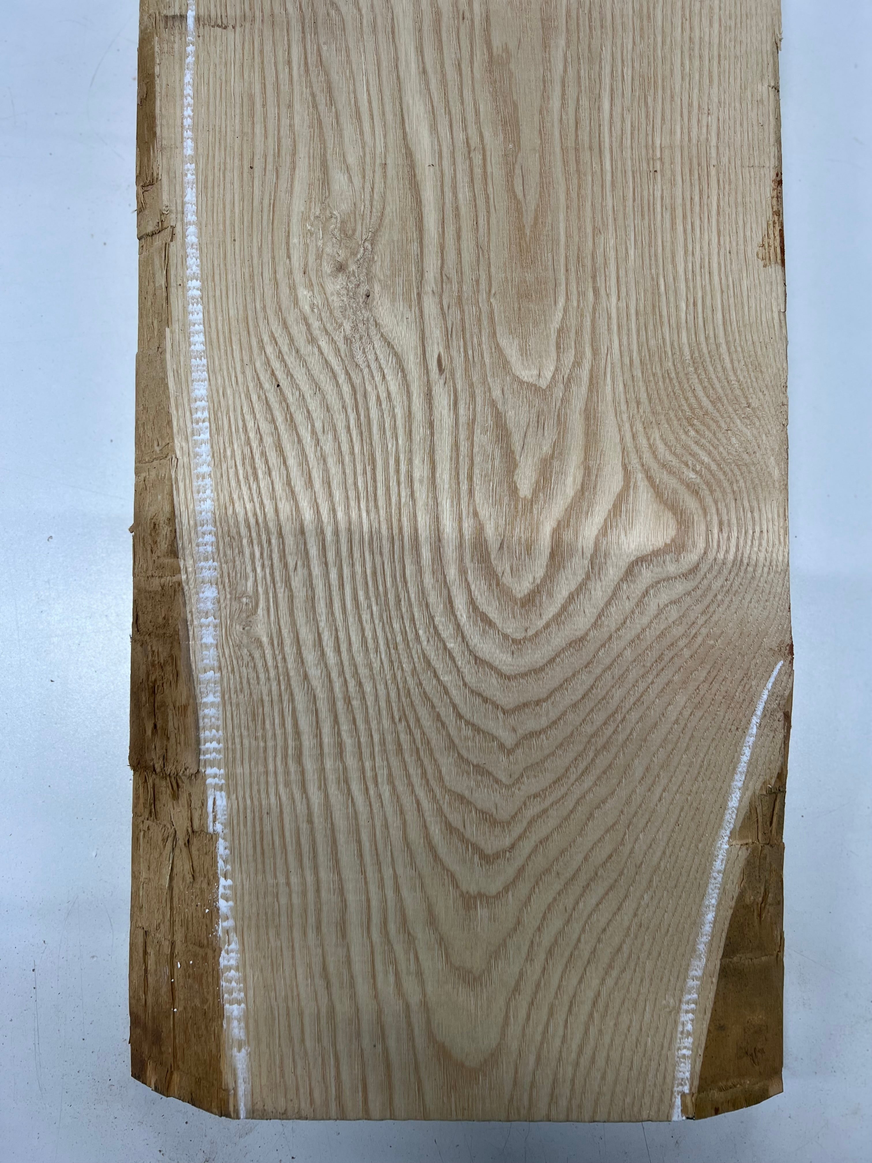 White Ash  Lumber Board Wood Blank 21&quot;x11&quot;x1-7/8&quot; 