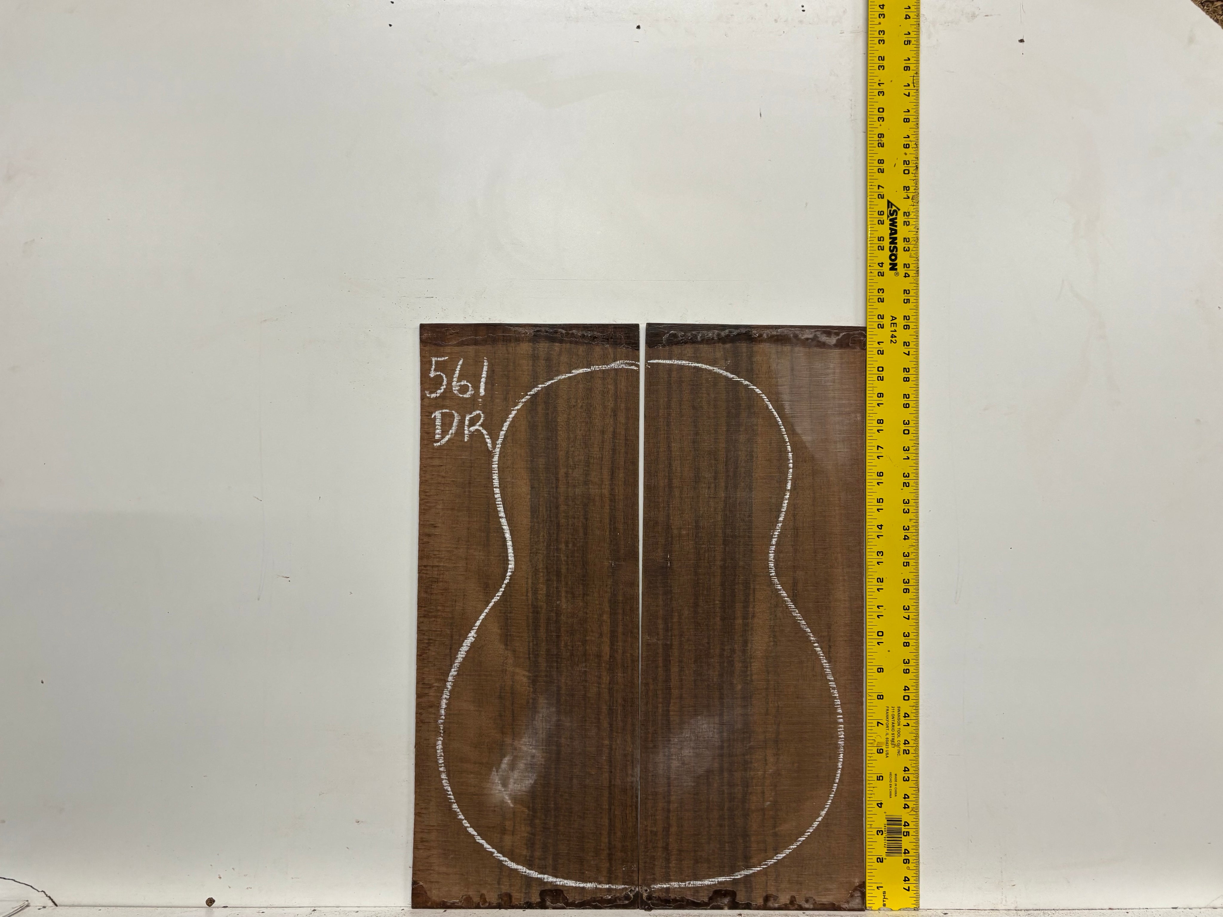 Indian Laurel Dreadnought Guitar Back and Side Set #561 - Exotic Wood Zone