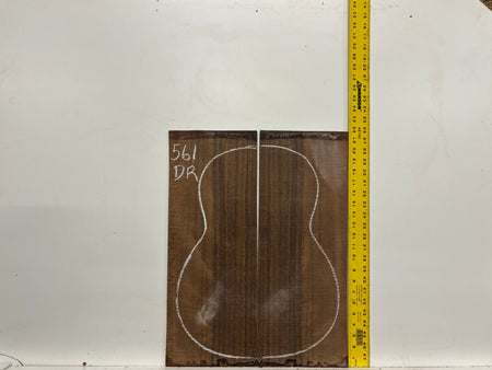 Indian Laurel Dreadnought Guitar Back and Side Set #561 - Exotic Wood Zone