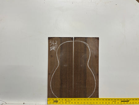 Indian Laurel Dreadnought Guitar Back and Side Set #562 - Exotic Wood Zone