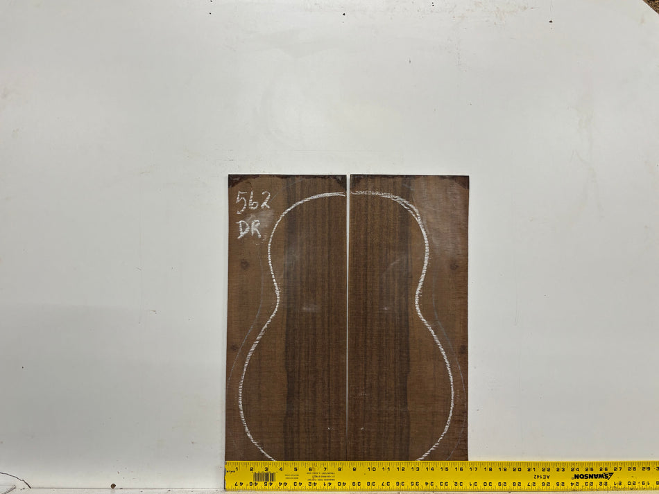 Indian Laurel Dreadnought Guitar Back and Side Set #562 - Exotic Wood Zone