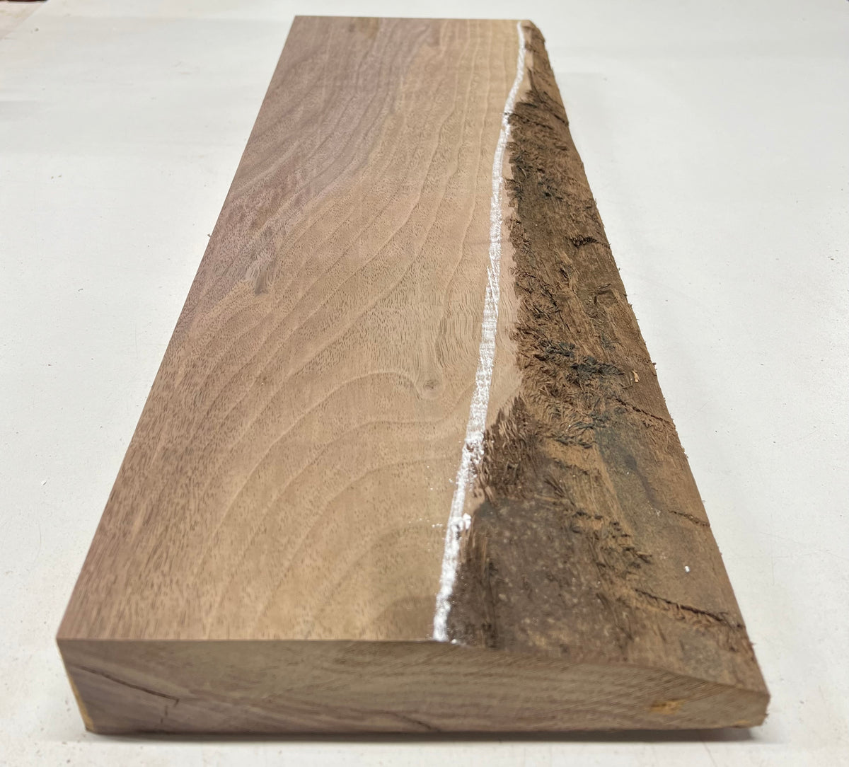 Black Walnut Lumber Board Wood Blank 24"x8-3/4"x1-3/4" #138 - Exotic Wood Zone - Buy online Across USA 