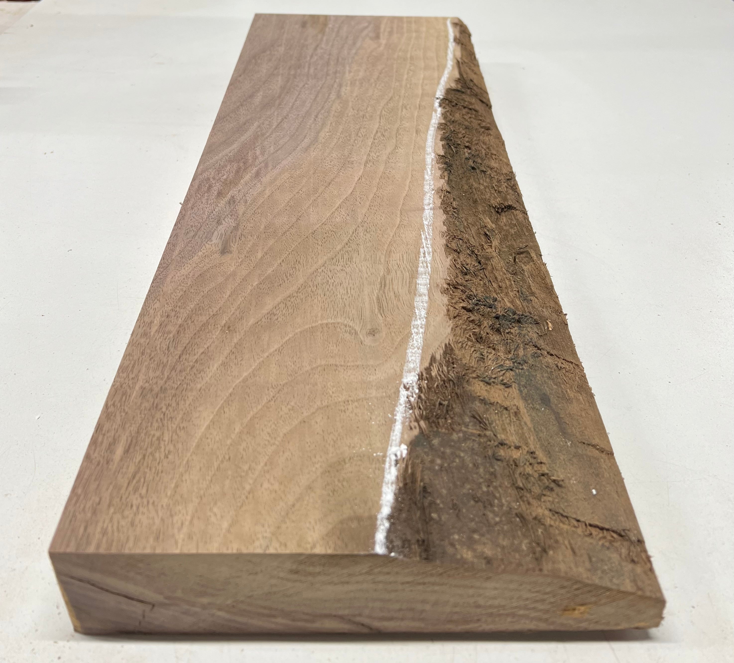 Black Walnut Lumber Board Wood Blank 24&quot;x8-3/4&quot;x1-3/4&quot; 