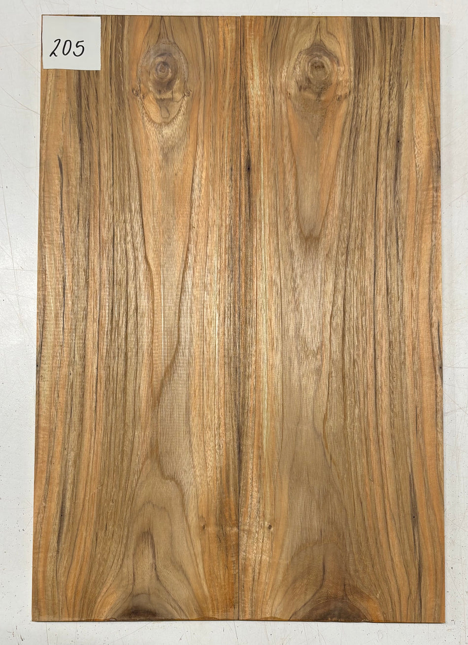 Teak Guitar Drop Top 21" x 7-1/8" x 3/8" #205