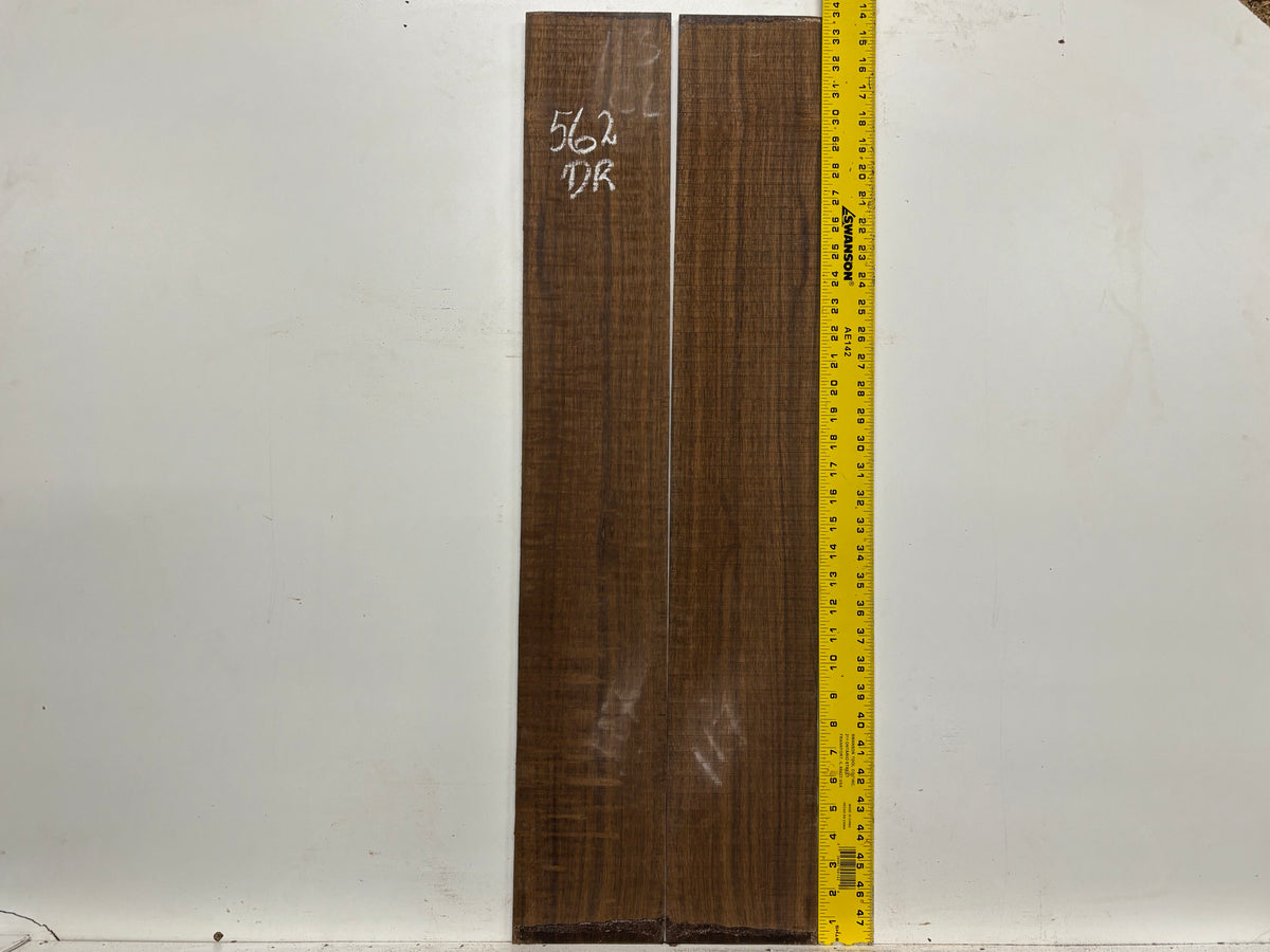 Indian Laurel Dreadnought Guitar Back and Side Set #562 - Exotic Wood Zone