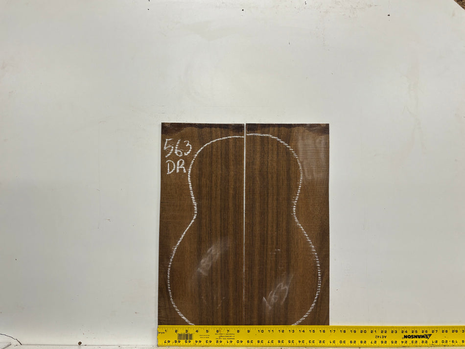 Indian Laurel Dreadnought Guitar Back and Side Set #563 - Exotic Wood Zone