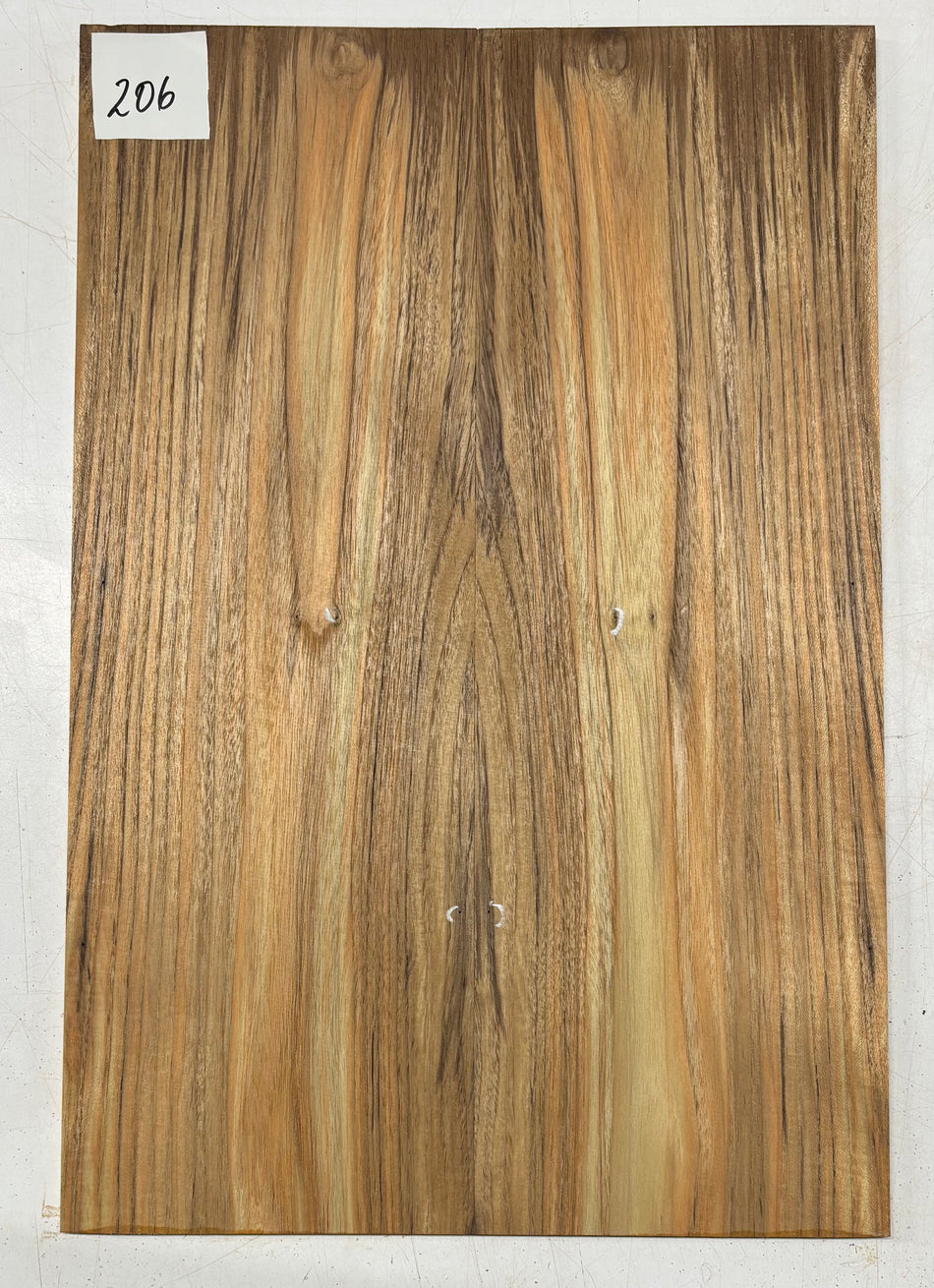 Teak Guitar Drop Top 21" x 7-1/8" x 3/8" #206