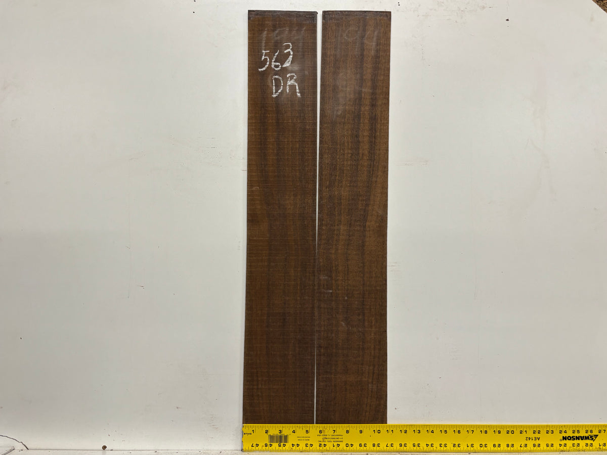 Indian Laurel Dreadnought Guitar Back and Side Set #563 - Exotic Wood Zone