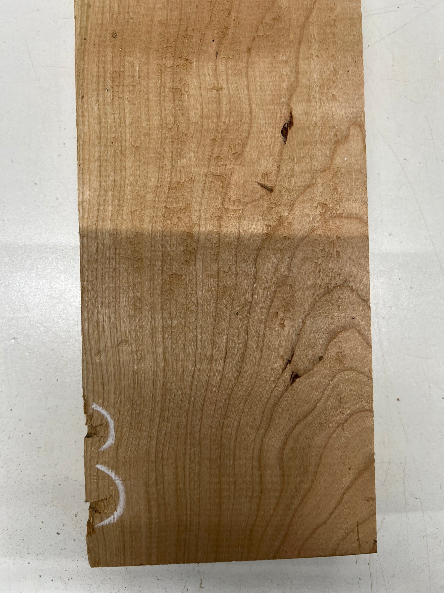 Cherry Lumber Board Wood Blank 24&quot;x4-3/4&quot;x2&quot; 